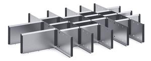 23 Compartment Steel Divider Kit External 1050W x750 x 150H Bott Cubio Steel Divider Kits 43020740.51 